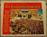 y281 TEN COMMANDMENTS movie lobby card #5 '56 Cecil B. DeMille