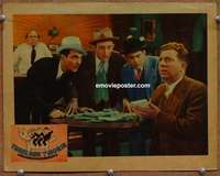 y308 THREE MEN ON A HORSE movie lobby card '36 racetrack comedy!