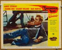 y312 THUNDER BAY movie lobby card #3 '53 James Stewart close up!