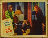 y317 TO BE OR NOT TO BE movie lobby card '42 Carole Lombard, Stack