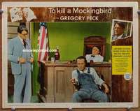 w003 TO KILL A MOCKINGBIRD movie lobby card #6 '63 Peck cross examines