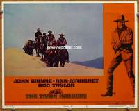 y326 TRAIN ROBBERS movie lobby card #8 '73 John Wayne, Ann-Margret