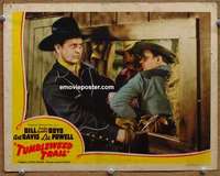 y335 TUMBLEWEED TRAIL movie lobby card '42 Bill Cowboy Rambler Boyd