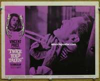 y336 TWICE TOLD TALES movie lobby card #2 '63 best Vincent Price!