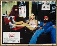 y363 UP IN SMOKE movie lobby card #8 '78 Tommy Chong with sexy girls!