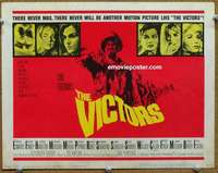 w313 VICTORS movie title lobby card '64 Vince Edwards, Albert Finney
