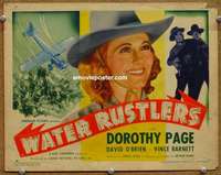 w320 WATER RUSTLERS movie title lobby card '39 Dorothy Page, Dave O'Brien