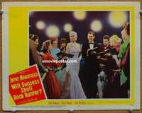 y405 WILL SUCCESS SPOIL ROCK HUNTER movie lobby card #7 '57 Mansfield