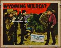y414 WYOMING WILDCAT movie lobby card '41 Red Barry saves the day!