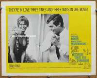 y416 YESTERDAY, TODAY & TOMORROW movie lobby card '64 Sophia Loren