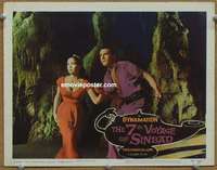 z301 7TH VOYAGE OF SINBAD movie lobby card #5 '58 Kerwin Mathews