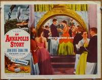 z313 ANNAPOLIS STORY movie lobby card '55 Don Siegel, John Derek
