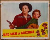 z317 ARIZONA RAIDERS movie lobby card #2 R51 Bad Men of Arizona!