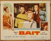 z332 BAIT movie lobby card '54 Cleo Moore, Hugo Haas, John Agar
