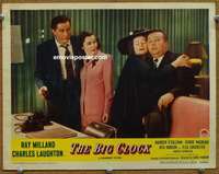 z342 BIG CLOCK movie lobby card #7 '48 Ray Milland, Maureen O'Sullivan