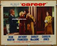 z370 CAREER movie lobby card #3 '59 Dean Martin, Tony Franciosa