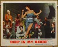 z422 DEEP IN MY HEART movie lobby card #8 '54 sexy Ann Miller dancing!