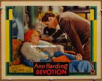z433 DEVOTION movie lobby card '31 close image of Ann Harding!