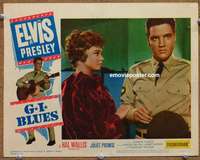 z475 GI BLUES movie lobby card #2 '60 Elvis Presley, Juliet Prowse