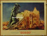 z485 GORGO movie lobby card #5 '61 excellent special effects card!