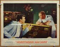 z504 HONEYMOON MACHINE movie lobby card #3 '61 Steve McQueen
