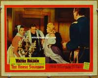 z508 HORSE SOLDIERS movie lobby card #8 '59 Wayne, Holden, Gibson