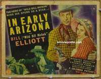 z116 IN EARLY ARIZONA movie title lobby card '38 Elliot as Wild Bill Hickock!