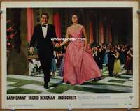z521 INDISCREET movie lobby card #3 '58 Cary Grant, Ingrid Bergman