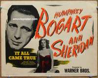 z121 IT ALL CAME TRUE movie title lobby card R45 Humphrey Bogart, Sheridan