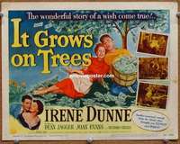z122 IT GROWS ON TREES movie title lobby card '52 Irene Dunne, Dean Jagger