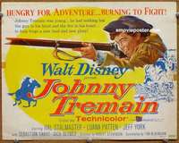 z130 JOHNNY TREMAIN movie title lobby card '57 Walt Disney, Esther Forbes