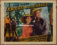 z554 KNIGHTS OF THE RANGE other company movie lobby card '40 Zane Grey