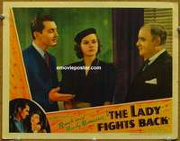 z557 LADY FIGHTS BACK movie lobby card '37 Kent Taylor, Irene Hervey