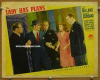 z558 LADY HAS PLANS movie lobby card '42 Ray Milland, Paulette Goddard