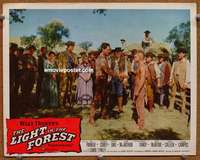z578 LIGHT IN THE FOREST movie lobby card '58 Disney, Fess Parker