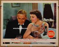 z402 DAMAGED GOODS #3 movie lobby card R40s paying price for cheating!
