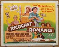 z211 RICOCHET ROMANCE movie title lobby card '54 Marjorie Main, Chill Wills