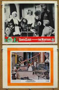 z692 SANTA CLAUS CONQUERS THE MARTIANS #4 movie lobby card '64 wacky!