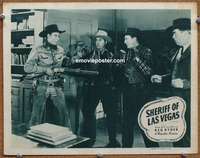 z702 SHERIFF OF LAS VEGAS movie lobby card R49 Wild Bill Elliot!