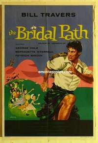 a016 BRIDAL PATH English one-sheet movie poster '59 Bill Travers, Cole
