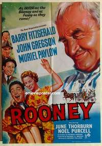 a059 ROONEY English one-sheet movie poster '58 Fitzgerald, Irish blarney!