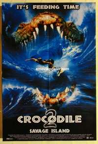a014 BLOOD SURF English one-sheet movie poster '00 wild surfing image!