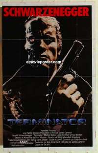 a418 TERMINATOR Pakistani movie poster '84 great different image!