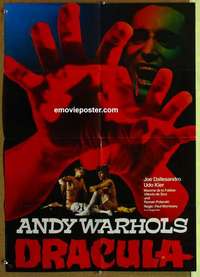 a492 ANDY WARHOL'S DRACULA German movie poster R79 Paul Morrissey