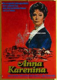 a495 ANNA KARENINA German movie poster '68 Russian, Samojlova