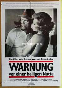 a505 BEWARE OF A HOLY WHORE German movie poster '71 Fassbinder