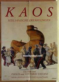 a517 CHAOS German movie poster '84 really cool Uli Gleis artwork!