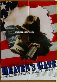 a592 HEAVEN'S GATE German movie poster '85 Kris Kristofferson, Walken