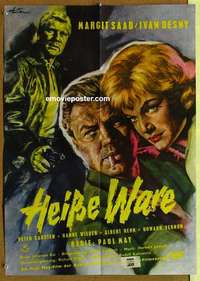 a593 HEIBE WARE German movie poster '58 Paul May, Rolf Goetze art!