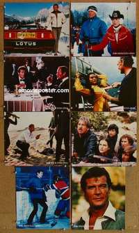 a444 FOR YOUR EYES ONLY 8 German movie lobby cards '81 Bond